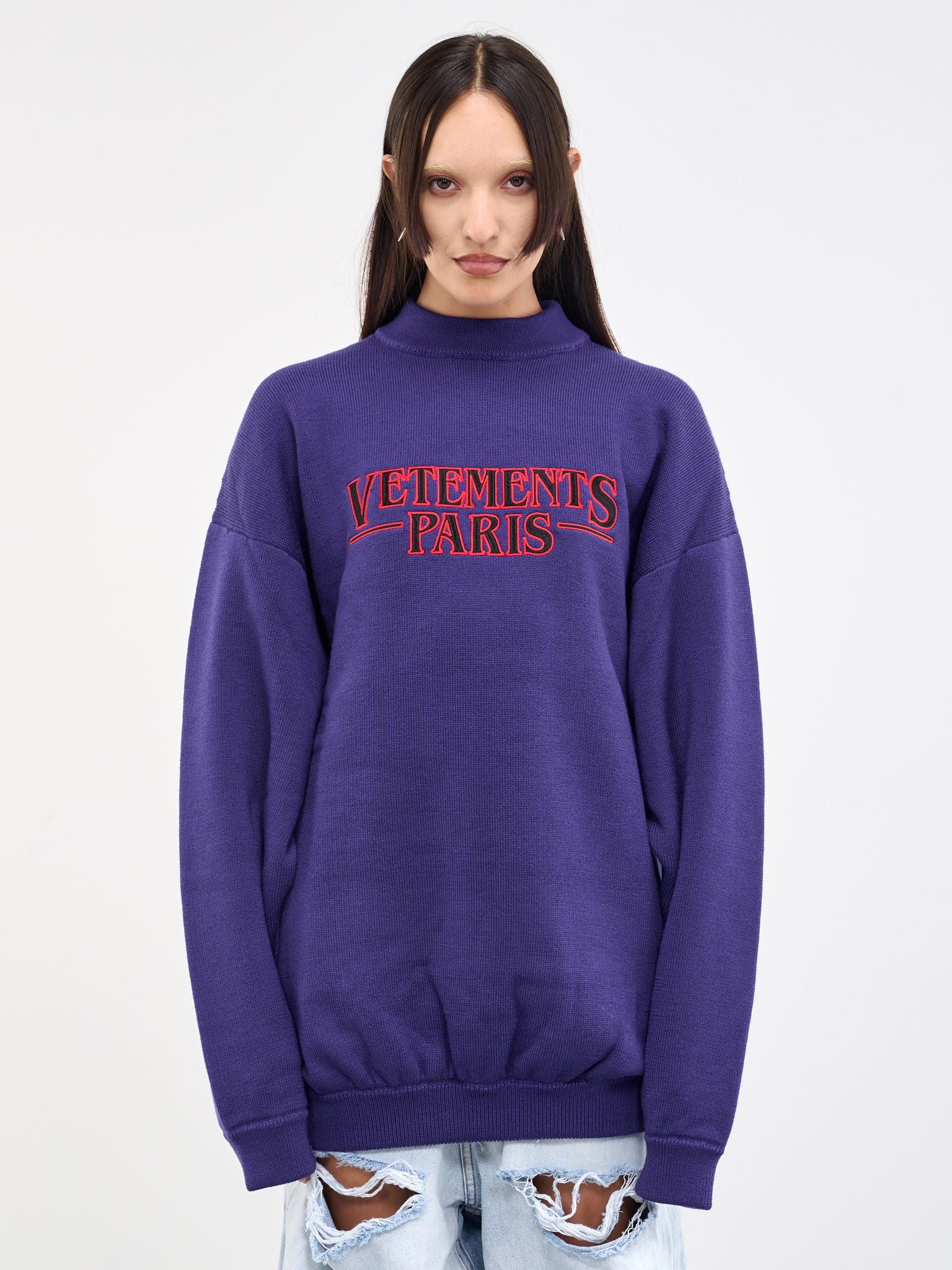 VETEMENTS Logo Knit Sweater | H.Lorenzo