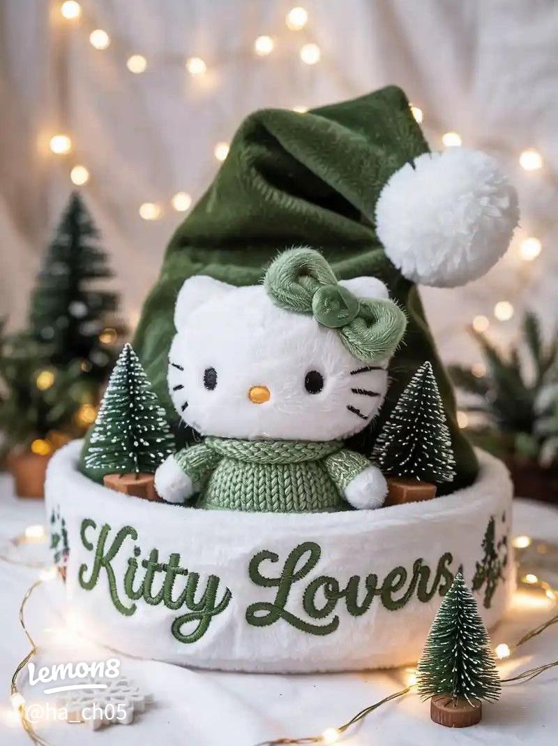 クリスマスにぴったり！キティちゃんのかわいい壁紙コレクション🎄