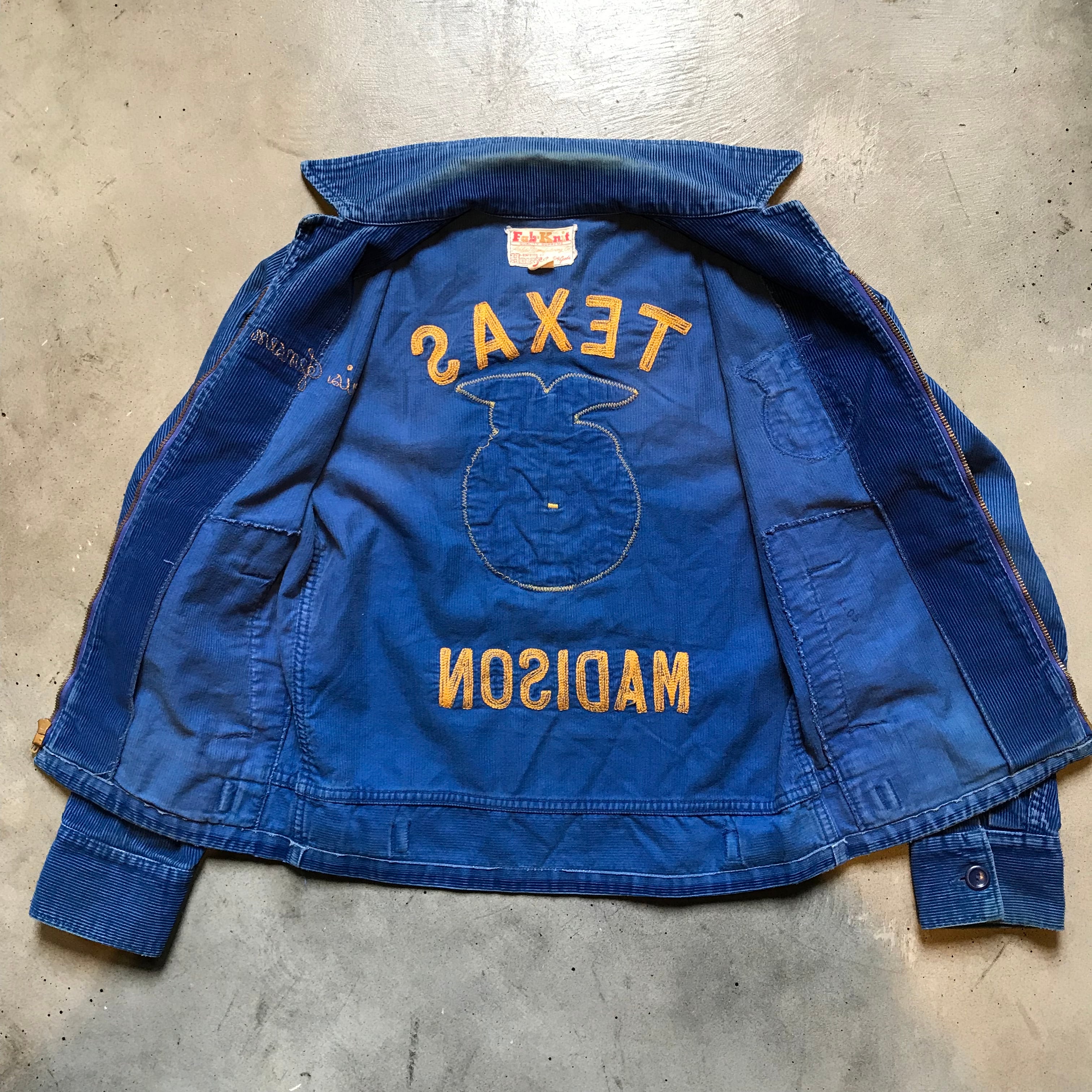 60's FFA コーデュロイジャケット USA チェーンステッチ ワッペン