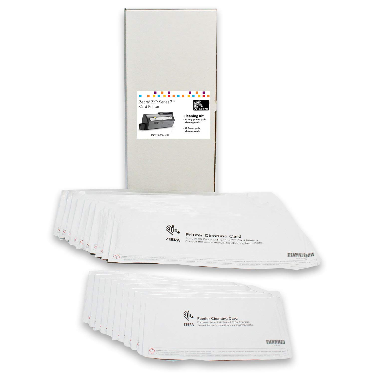 Amazon.com : Zebra Cleaning Kit 105999-701 for ZXP Series 7