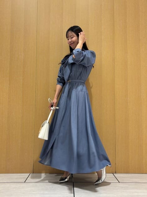 スタッフコーディネート】〈美香さんコラボ〉カーデ×ペプラムワンピ